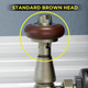 FAR-HAND-INC-BROWN - Wooden Handle For FAR/ETO - Brown Standard FAR-HAND-INC-BROWN - Wooden Handle For FAR/ETO - Brown Standard